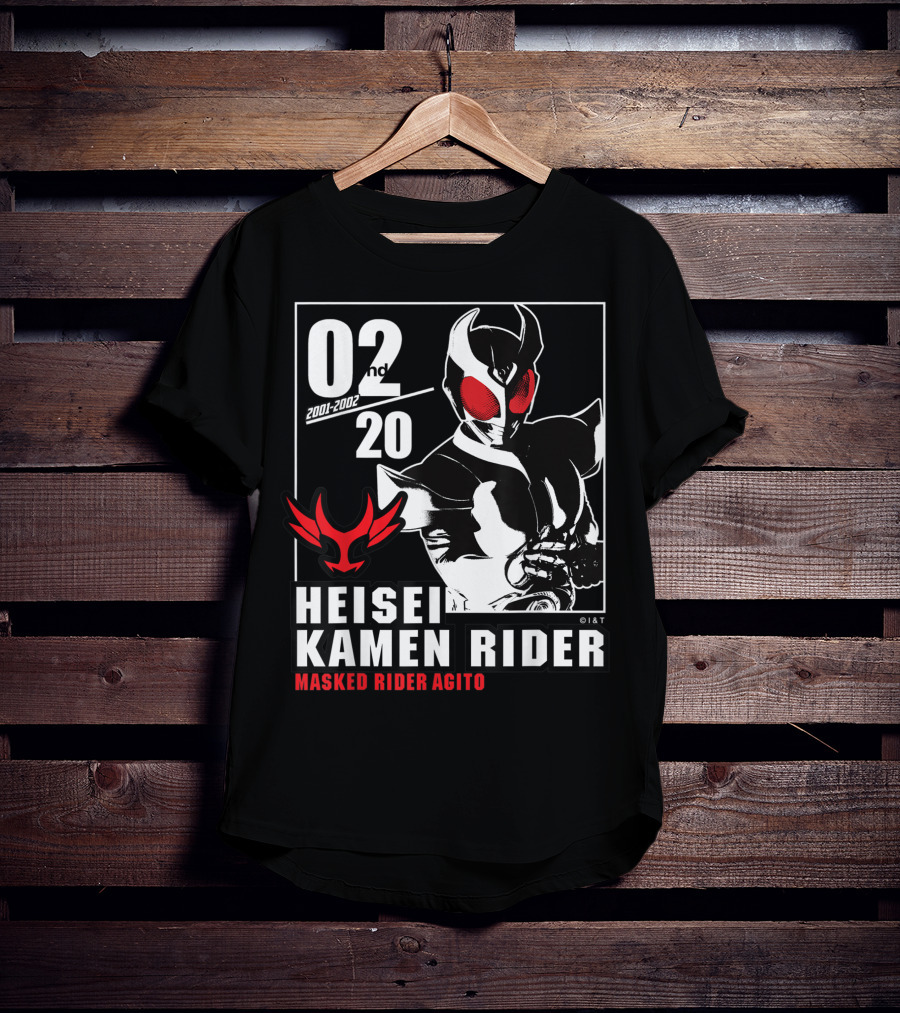 02nd 2001-2002 Heisei Kamen Rider Masked Rider Agito T-Shirt