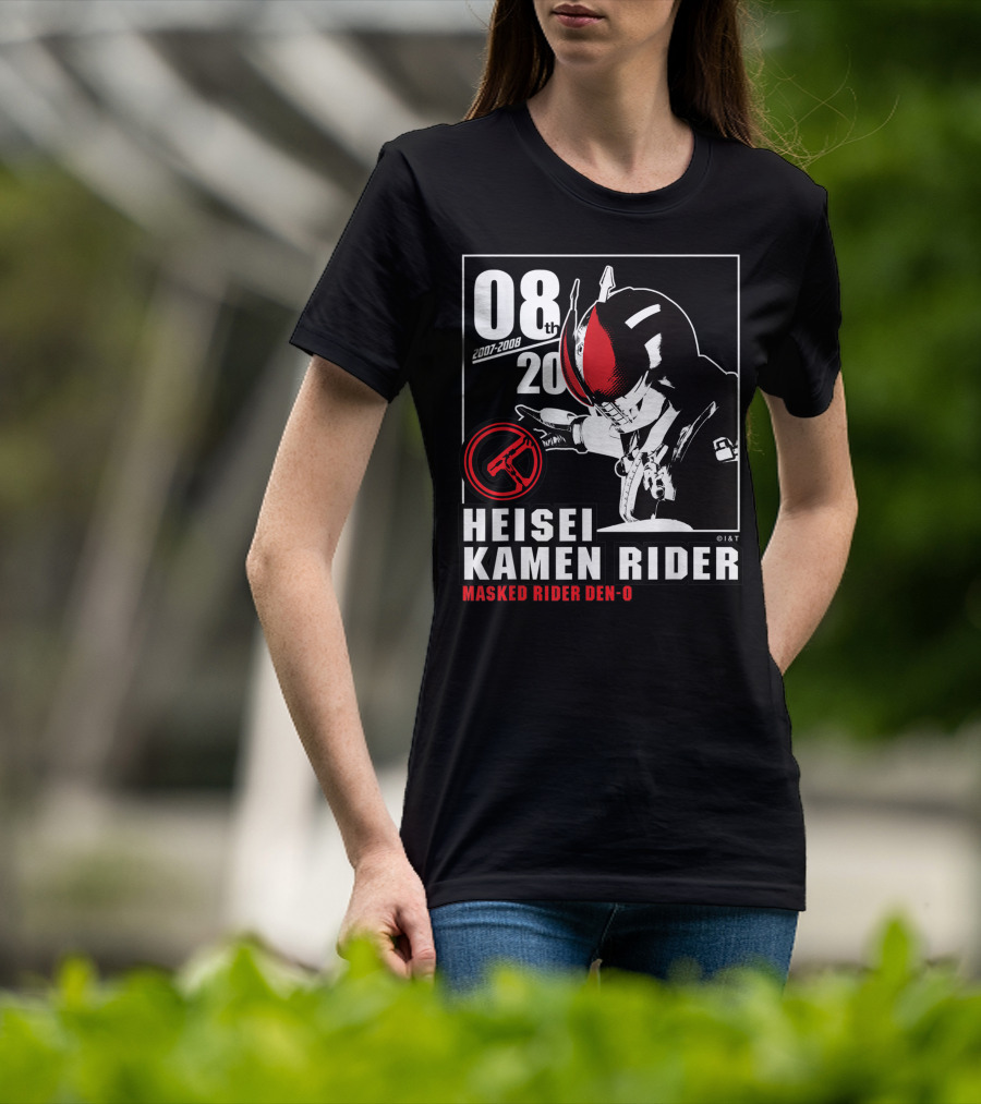 08th 2007-2008 Heisei Kamen Rider Masked Rider Den-O T-Shirt