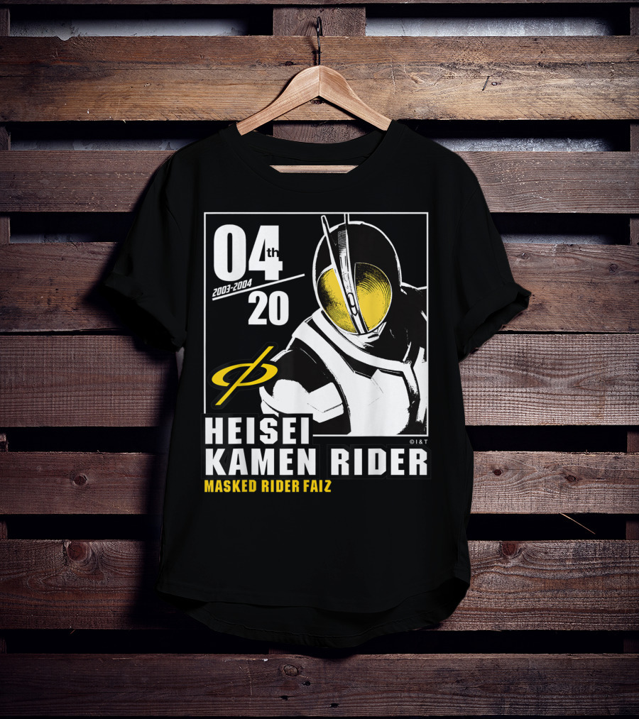 04 2003-2004 Heisei Kamen Rider Masked Rider Faiz T-Shirt
