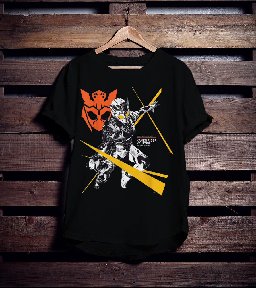 Kamen Rider Valkyrie Rushing Cheetah Zero-One Crossover T-Shirt