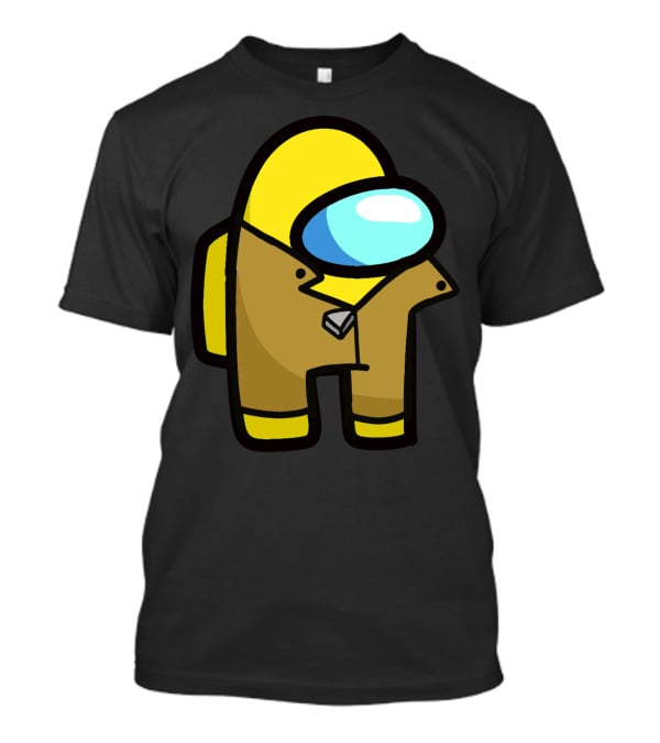 Among Us Character Yellow Detective Crewmate T-Shirt