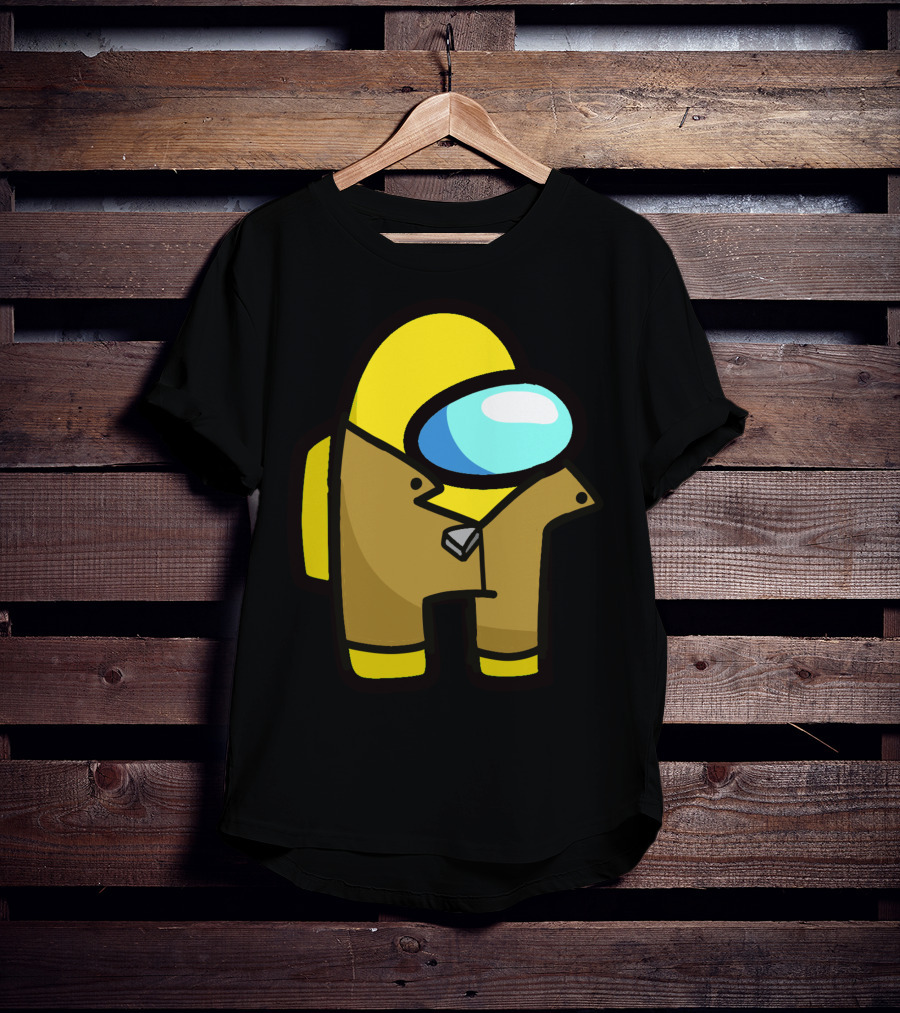 Among Us Character Yellow Detective Crewmate T-Shirt