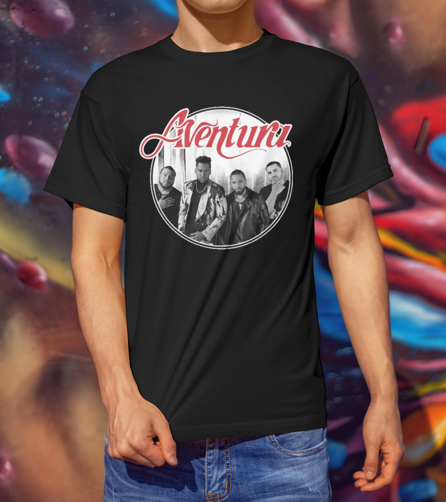 Aventura Inmortal Band Members Photo T-Shirt