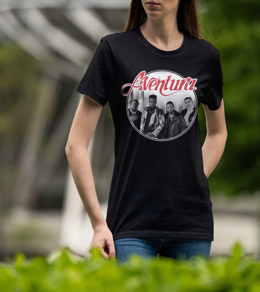 Aventura Inmortal Band Members Photo T-Shirt