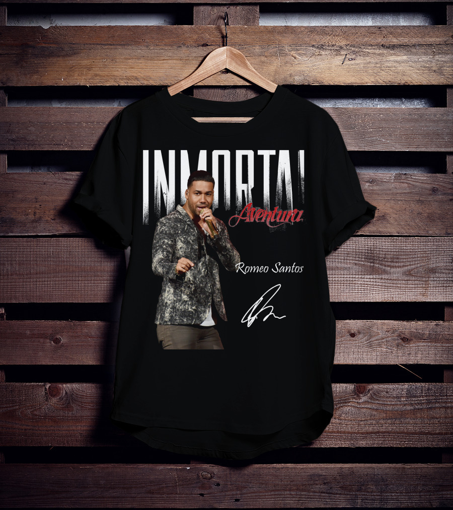 INMORTAL Aventura Romeo Santos Signature T-Shirt