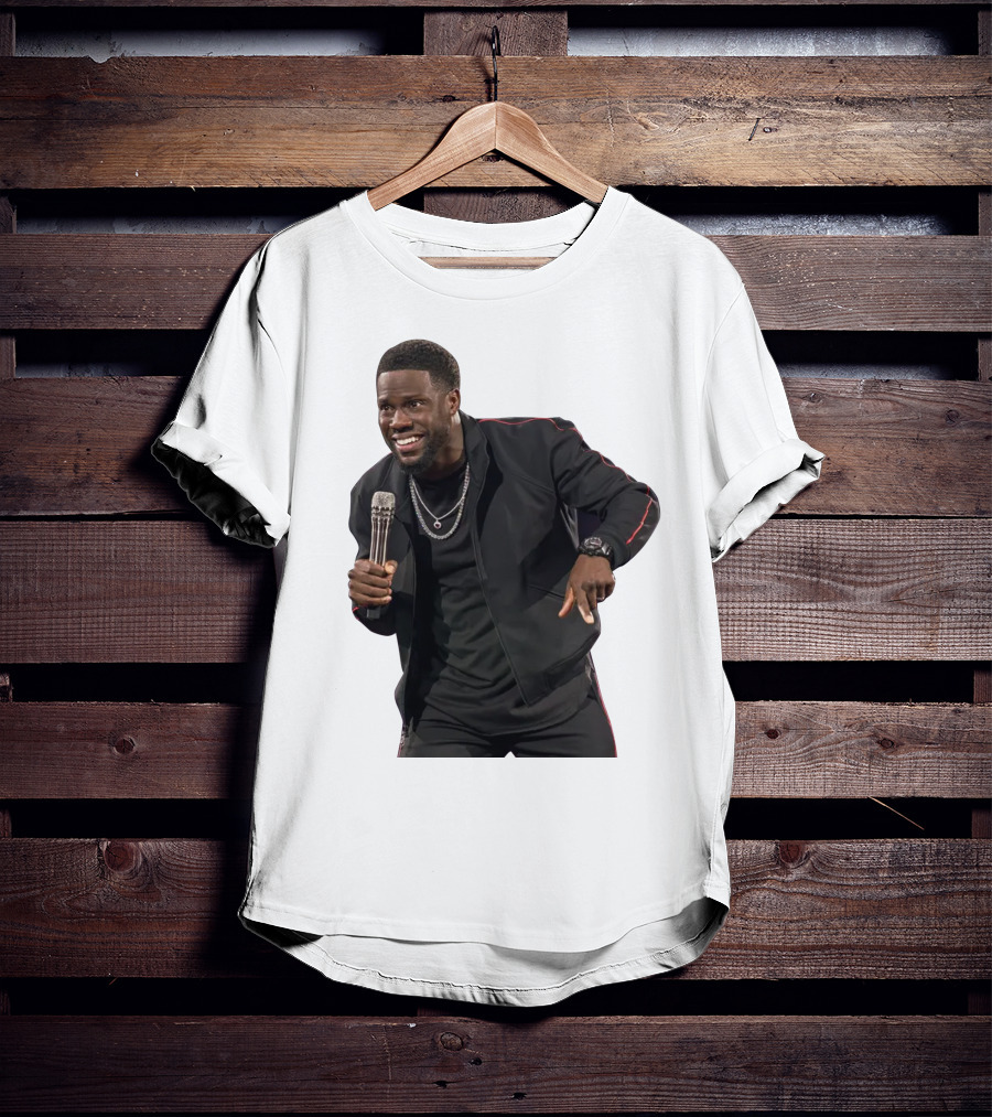 Kevin Hart Stand-Up Comedy Performance With Microphone T-Shirt