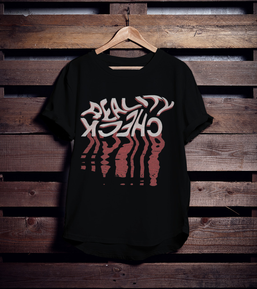 Reality Check Vintage Distorted Reflection T-Shirt