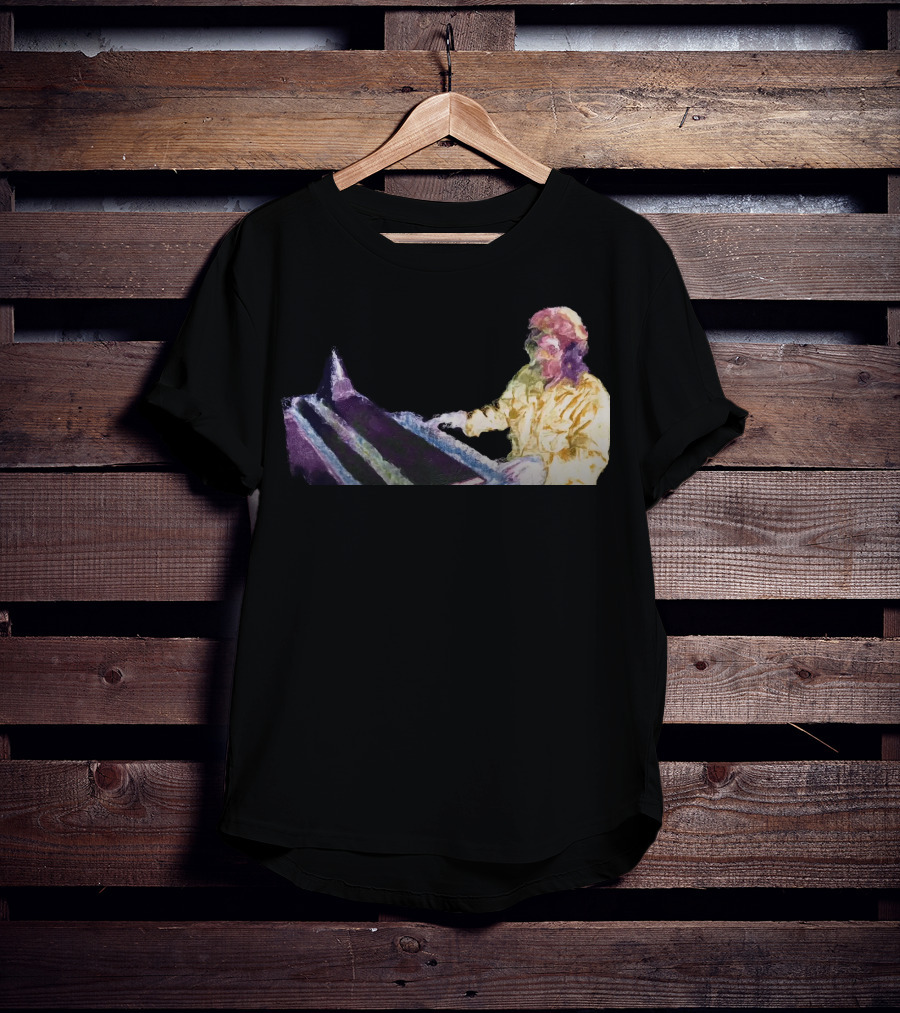 Get High Psychedelic Piano Player T-Shirt