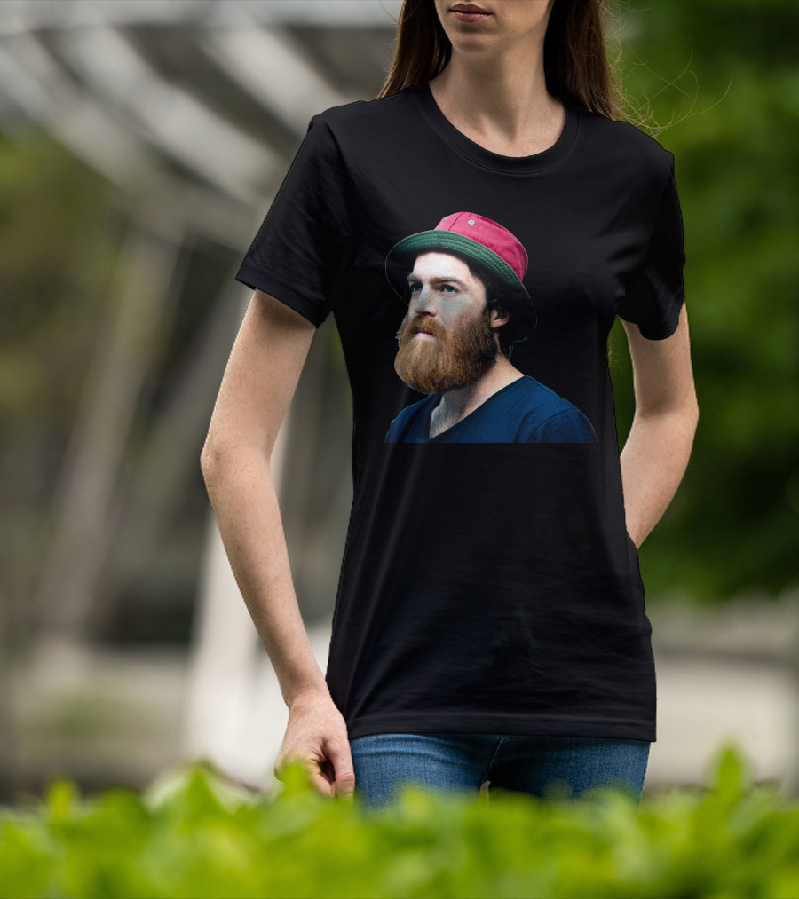 Chet Faker 2 Red And Green Bucket Hat Beard T-Shirt