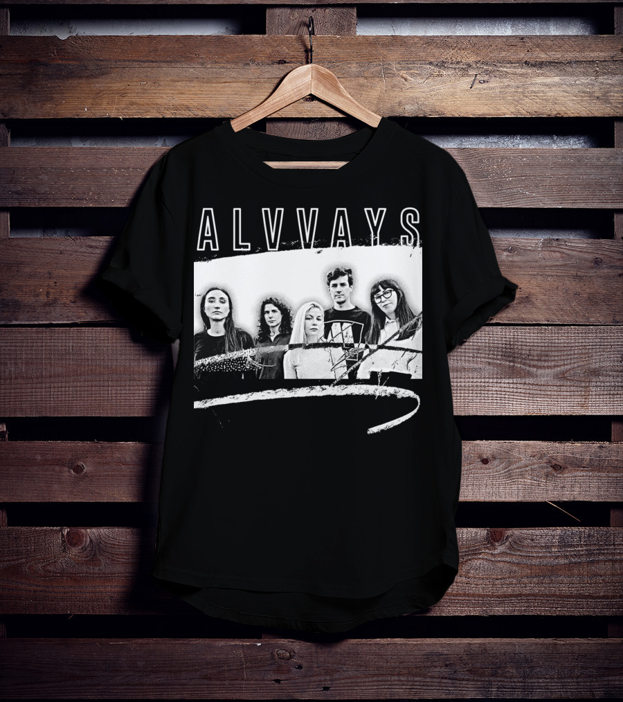 ALVVAYS Black And White Band T-Shirt