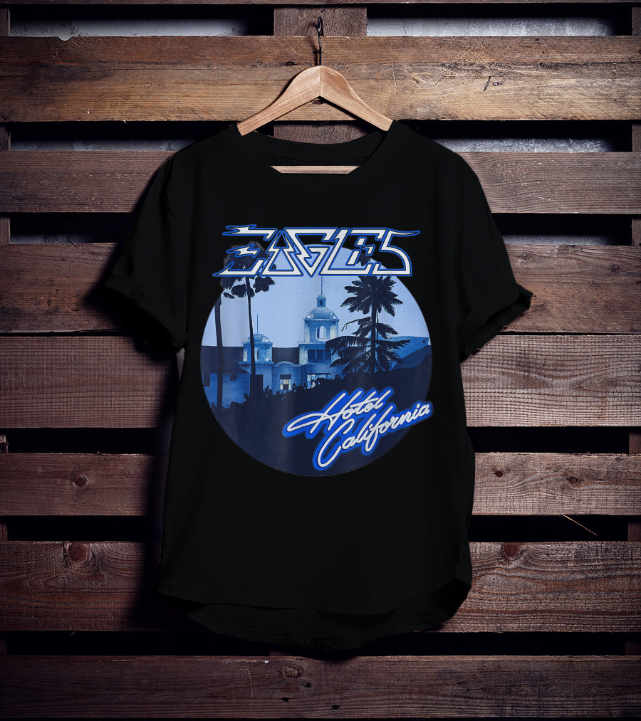 Eagles Hotel California Retro Vintage Band Music T-Shirt