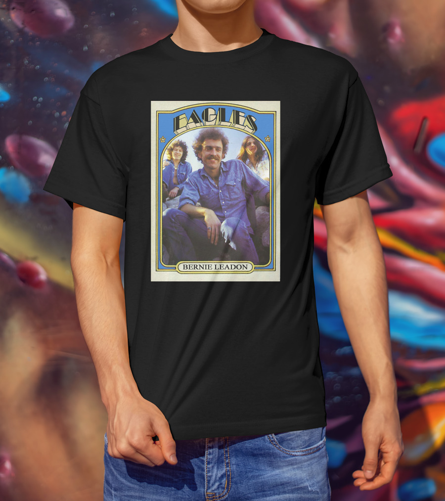 Eagles Bernie Leadon Vintage Card T-Shirt