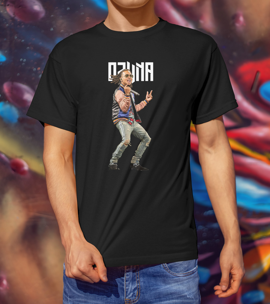 OZN Ozuna Music Icon Mic Performance T-Shirt