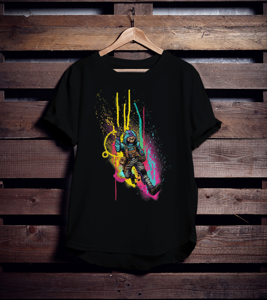 Ozuna X Duty Call Astronaut Graffiti Art Vibes T-Shirt