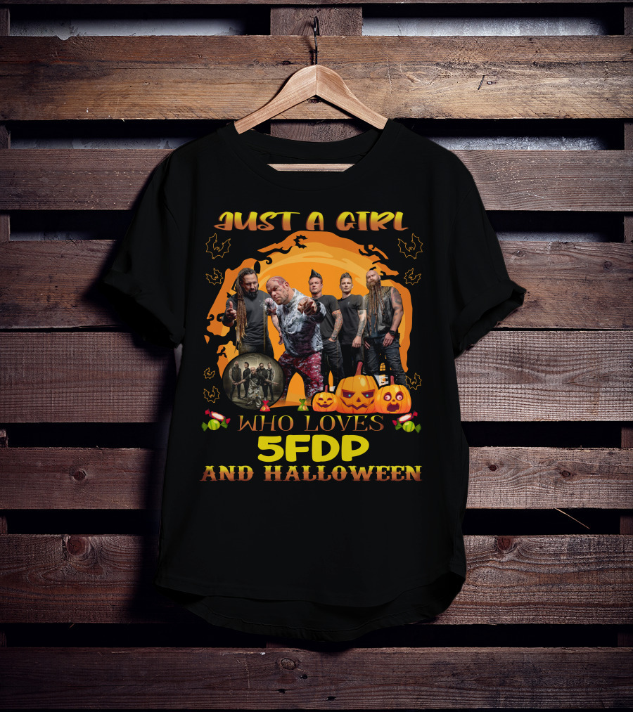 Just A Girl Who Loves 5FDP And Halloween T-Shirt