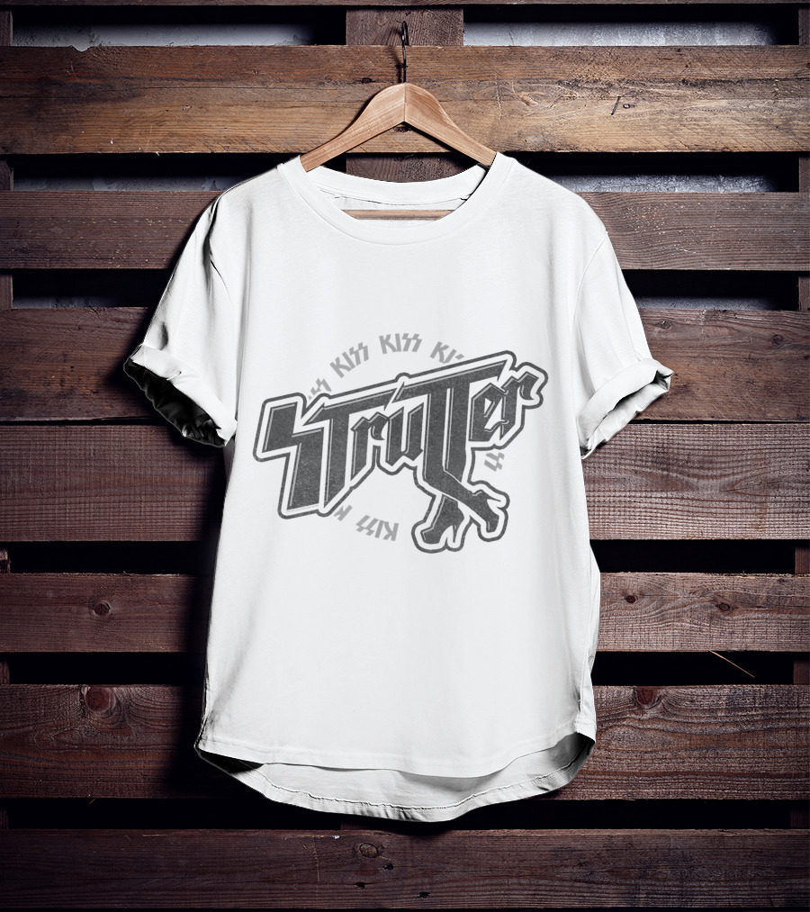 KISS Strutter Leg Logo Fan Merchandise T-Shirt
