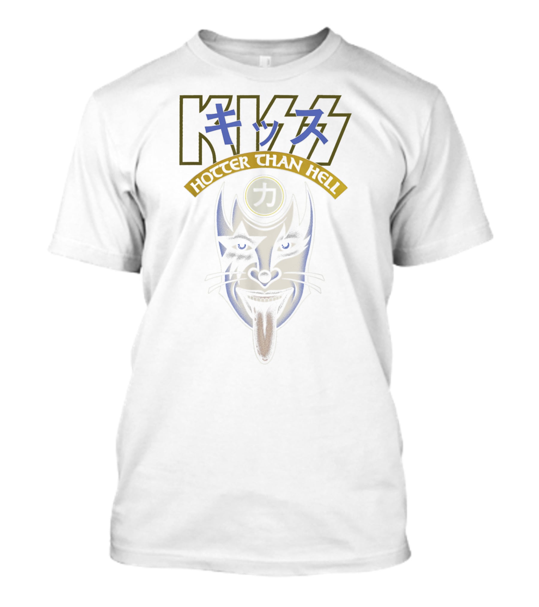 KISS Hotter Than Hell Power Face Iconic T-Shirt