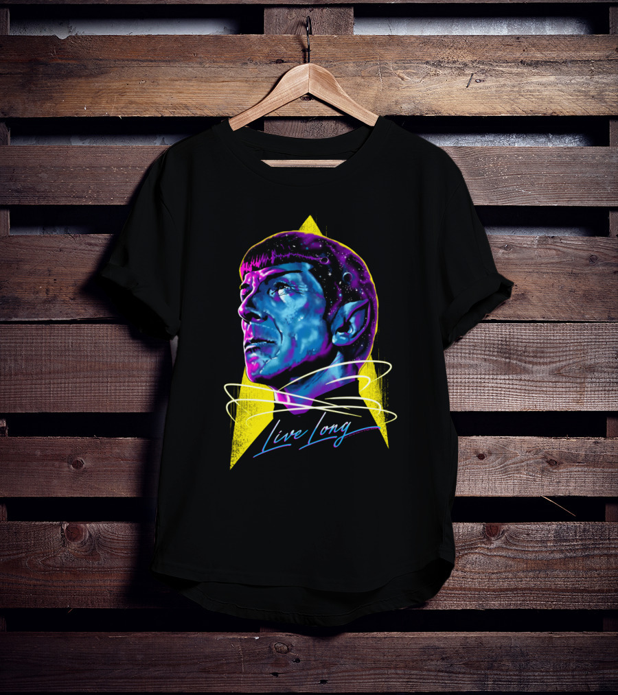 Live Long Star Trek Spock T-Shirt