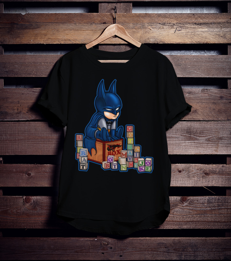 Cool Gotham Batman Blocks Joker Toy Box T-Shirt