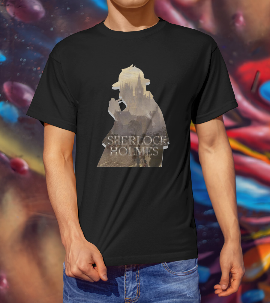 Sherlock Holmes Victorian London T-Shirt