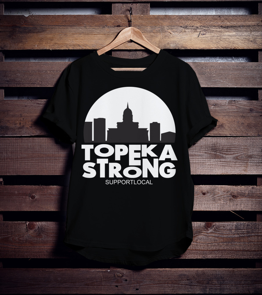 Topeka Strong Support Local Skyline T-Shirt