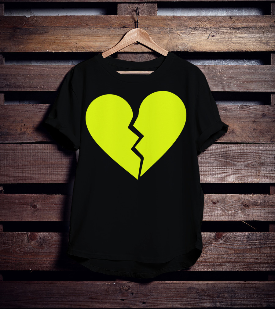 Marcus Lemonis Broken Heart Yellow Iconic T-Shirt