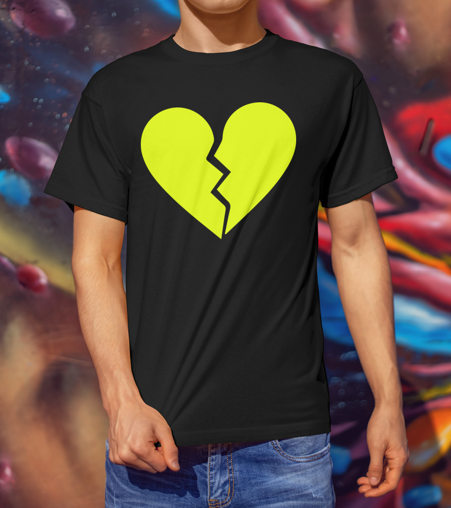 Marcus Lemonis Broken Heart Yellow Iconic T-Shirt