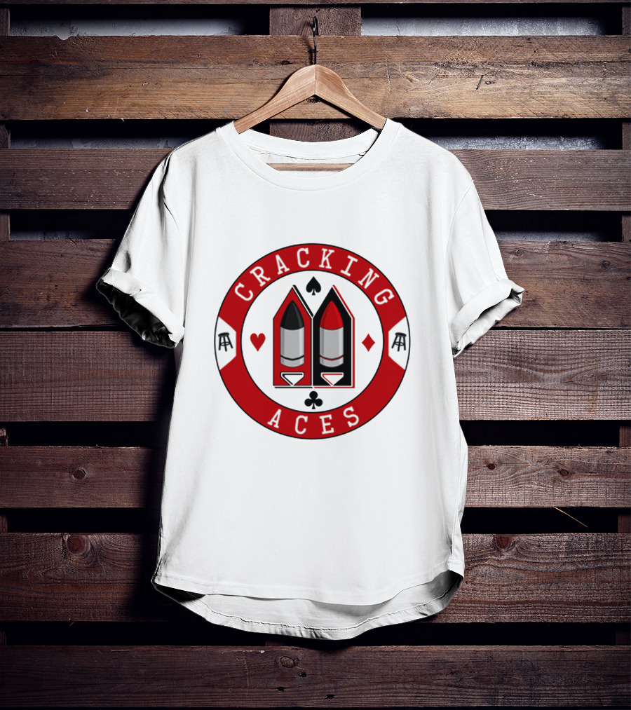 Cracking Aces Poker Logo Iconic T-Shirt