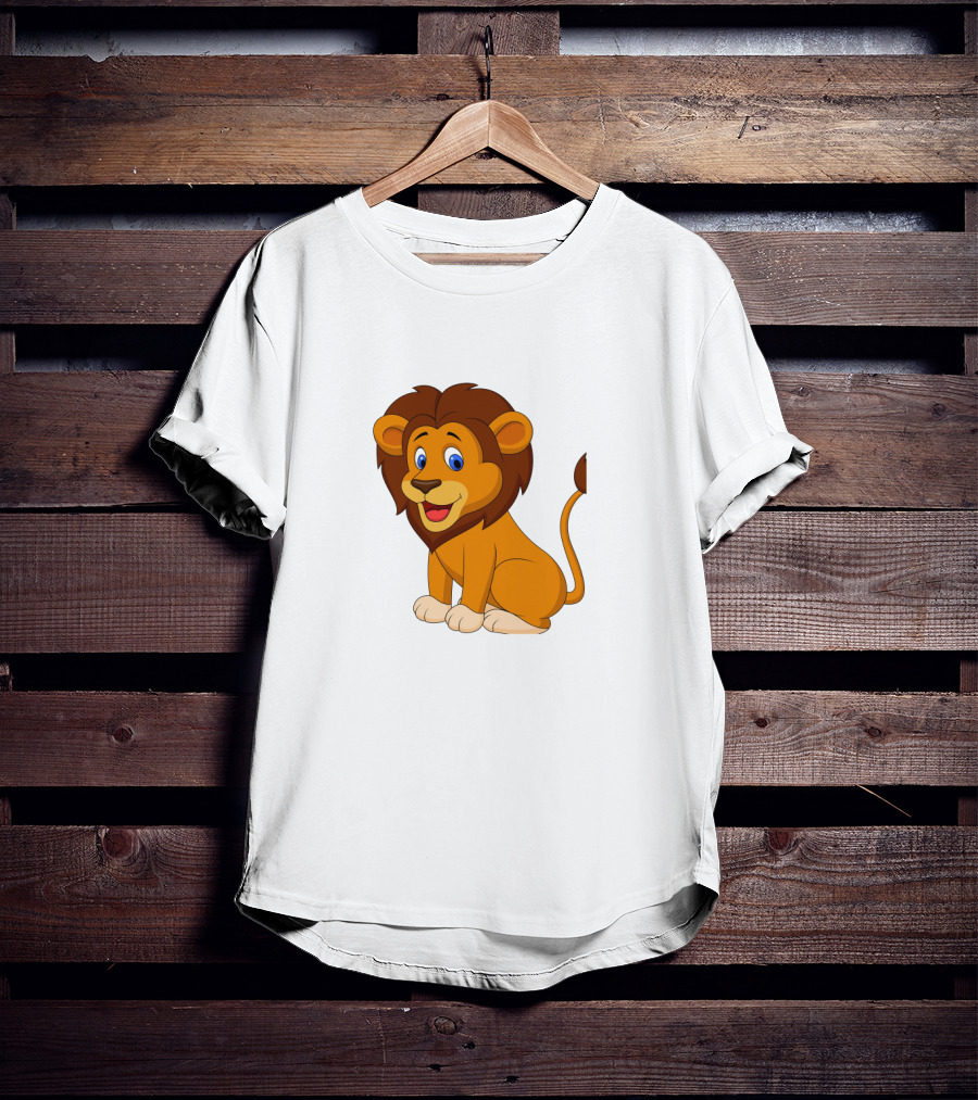 Seven Lions Cartoon Lion T-Shirt