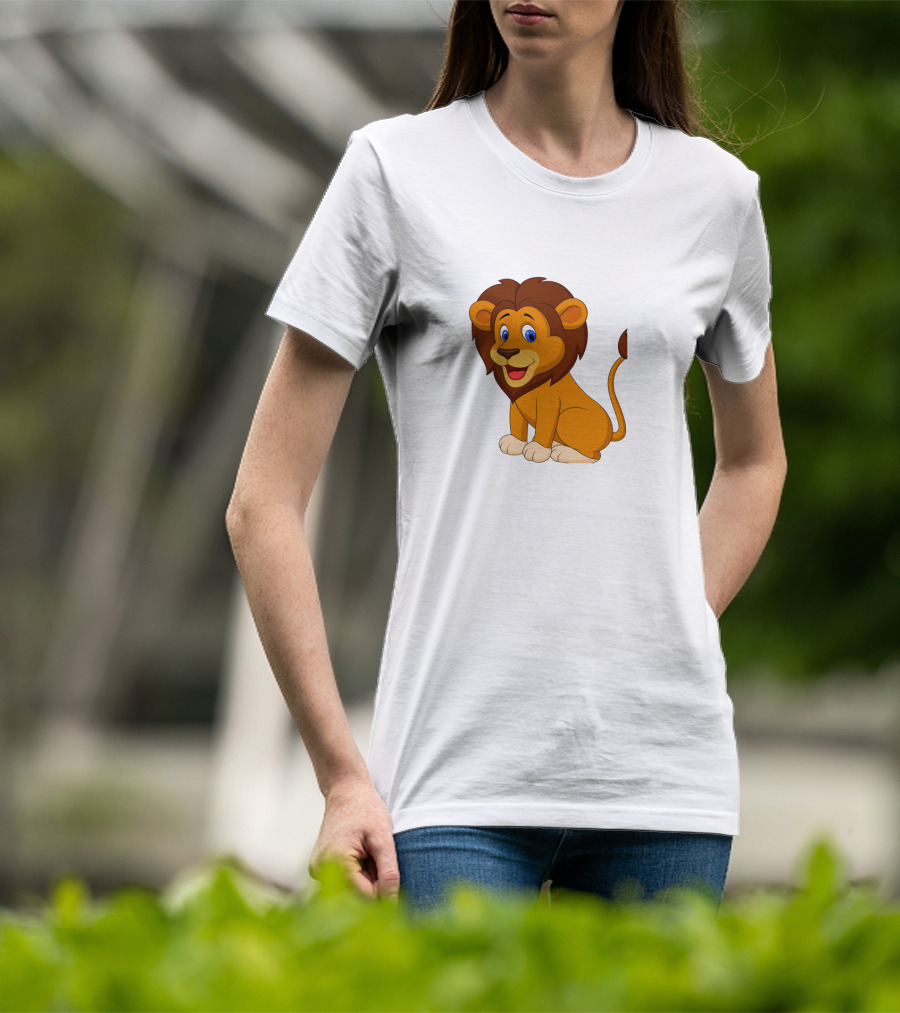 Seven Lions Cartoon Lion T-Shirt