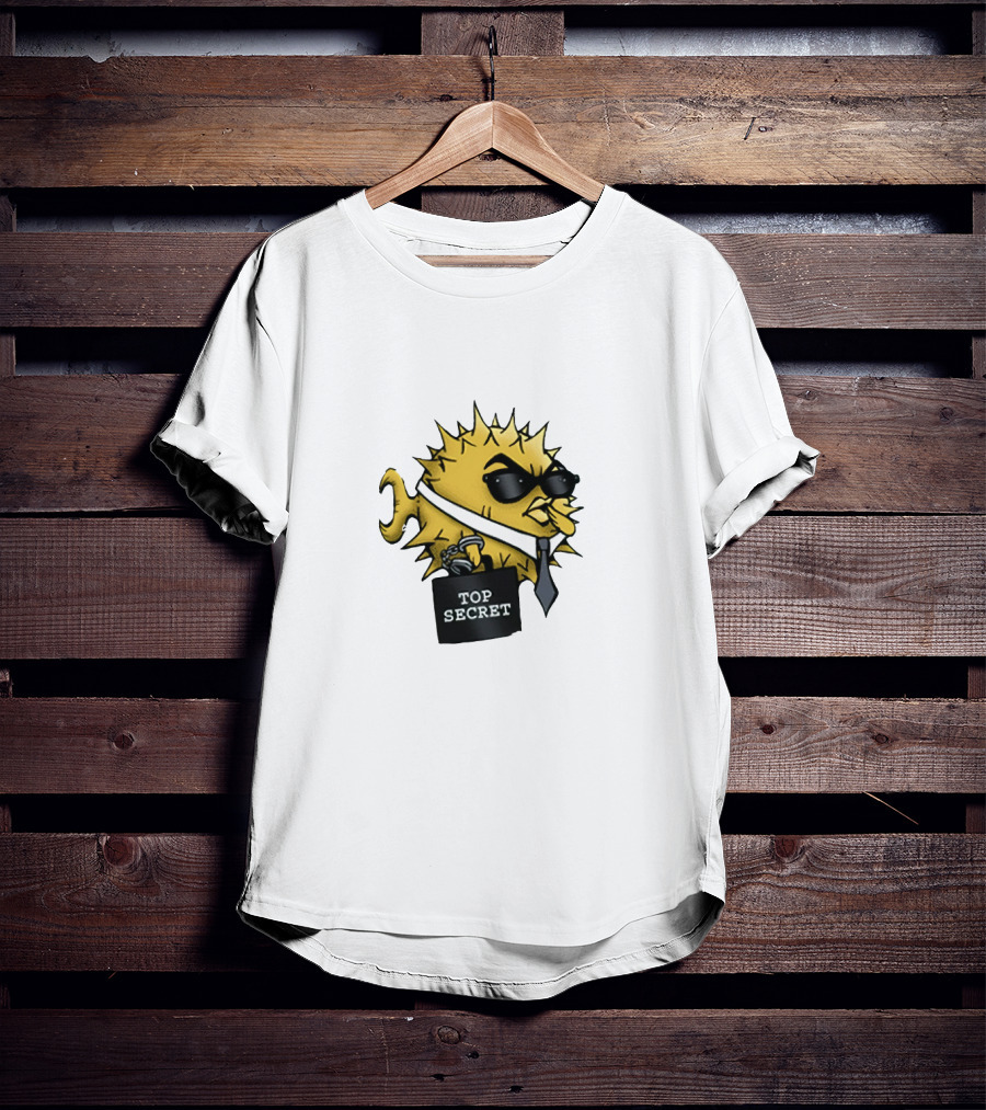 SSH Merch Top Secret Pufferfish Agent T-Shirt