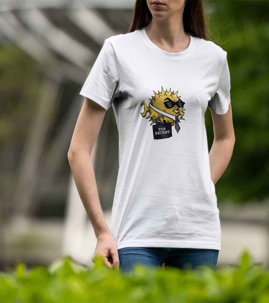 SSH Merch Top Secret Pufferfish Agent T-Shirt