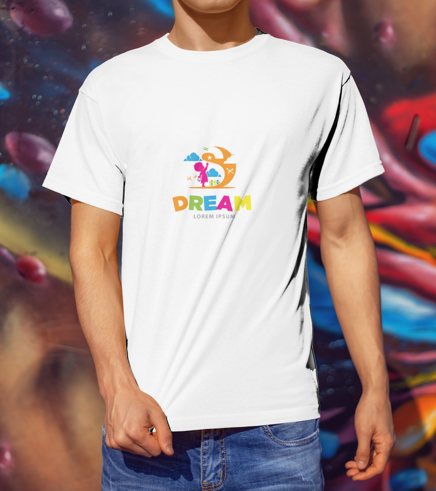 EddieVR Dream Colorful Moon And Stars T-Shirt