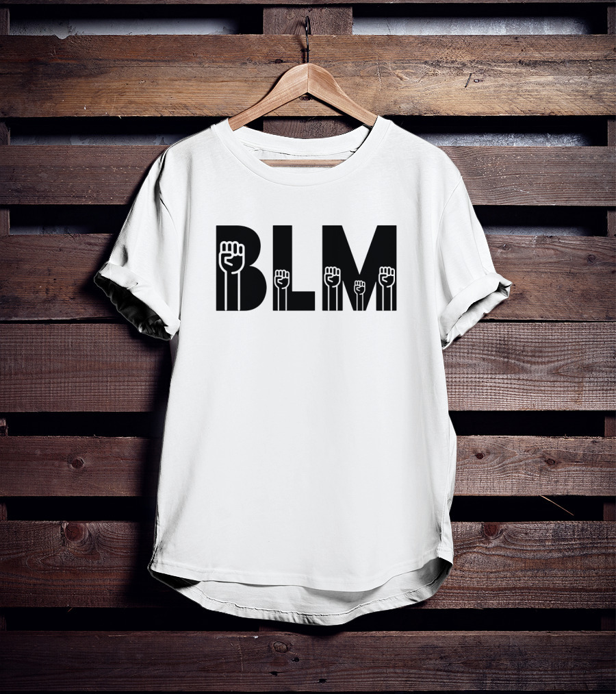 BLM Fists Raised Solidarity T-Shirt