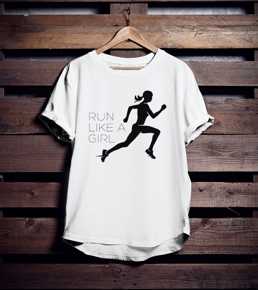 Run Like A Girl Running T-Shirt