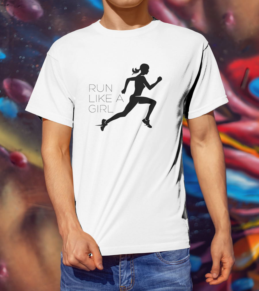 Run Like A Girl Running T-Shirt