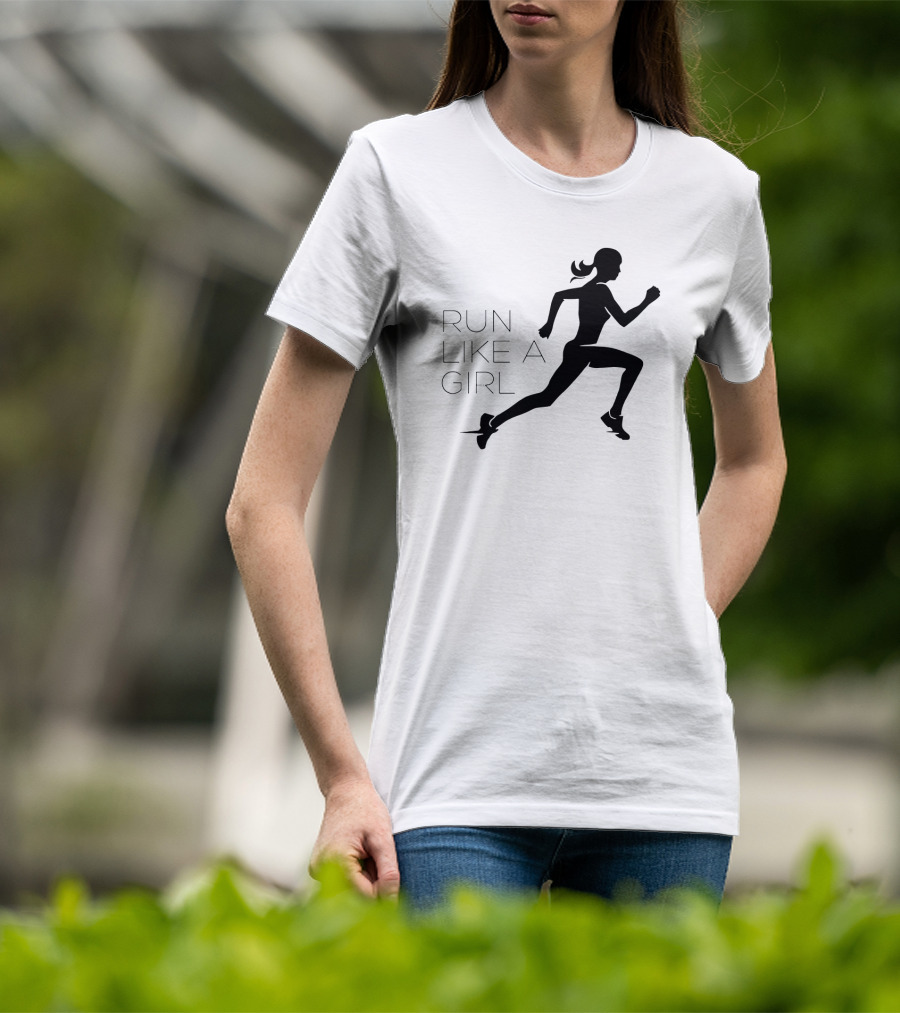 Run Like A Girl Running T-Shirt