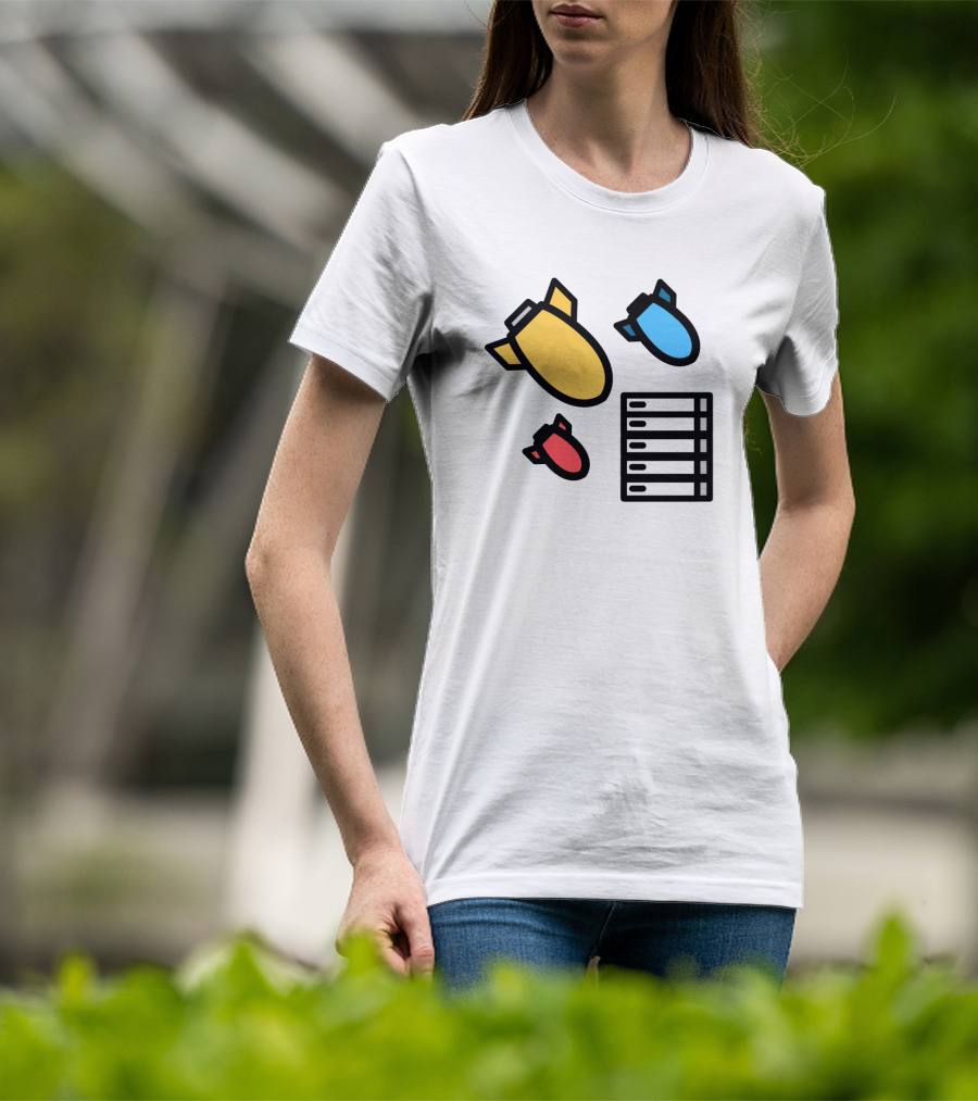 DDOS Attacks Bombarding Server Iconic T-Shirt