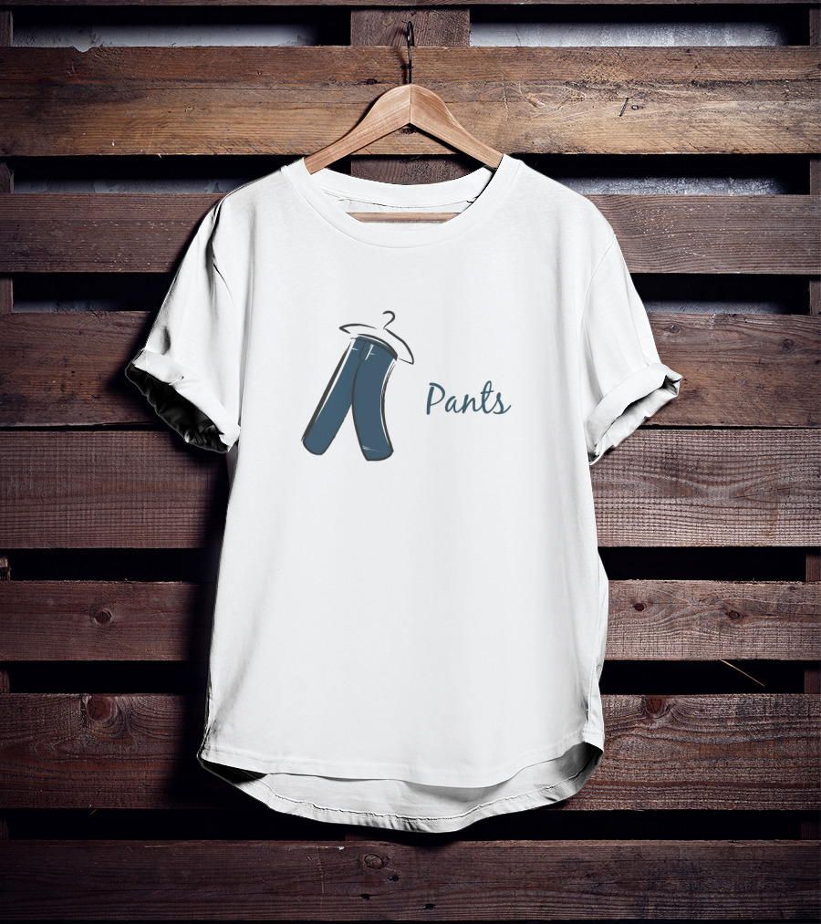 Pant Hanging On Hanger T-Shirt