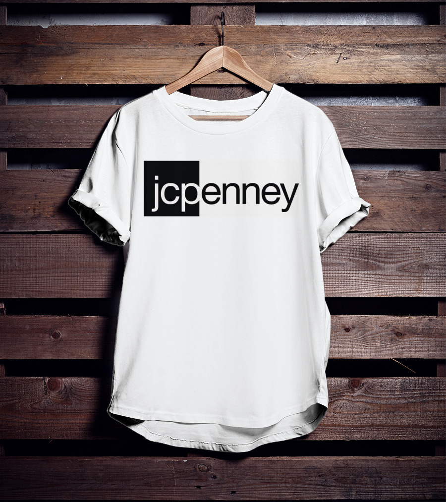 JCPenney Black And White Modern T-Shirt