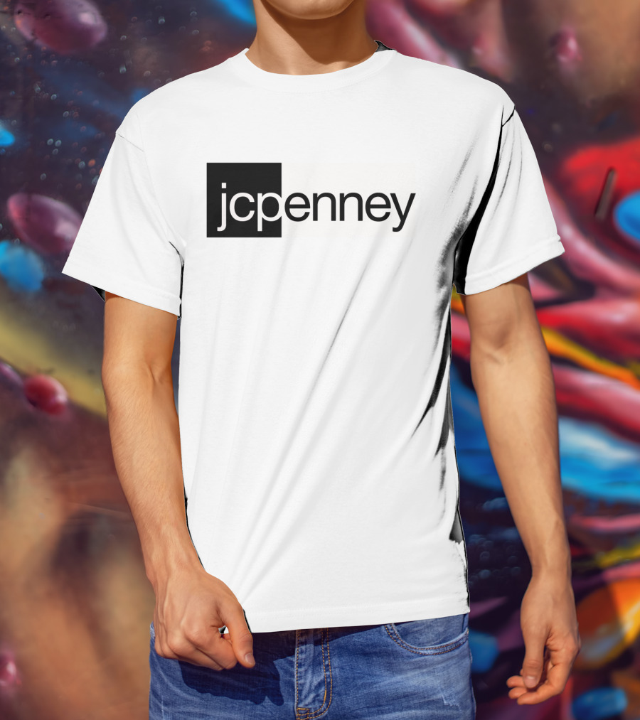 JCPenney Black And White Modern T-Shirt