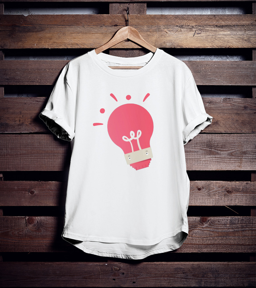 Create Light Bulb Icon Creativity Concept T-Shirt