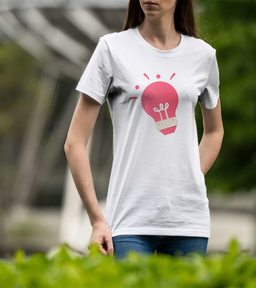 Create Light Bulb Icon Creativity Concept T-Shirt