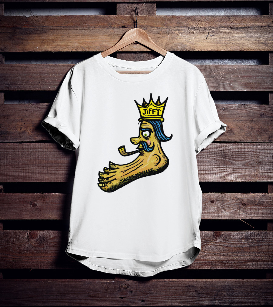 Jiffy J. Jacksonville Crowned Foot With Pipe T-Shirt