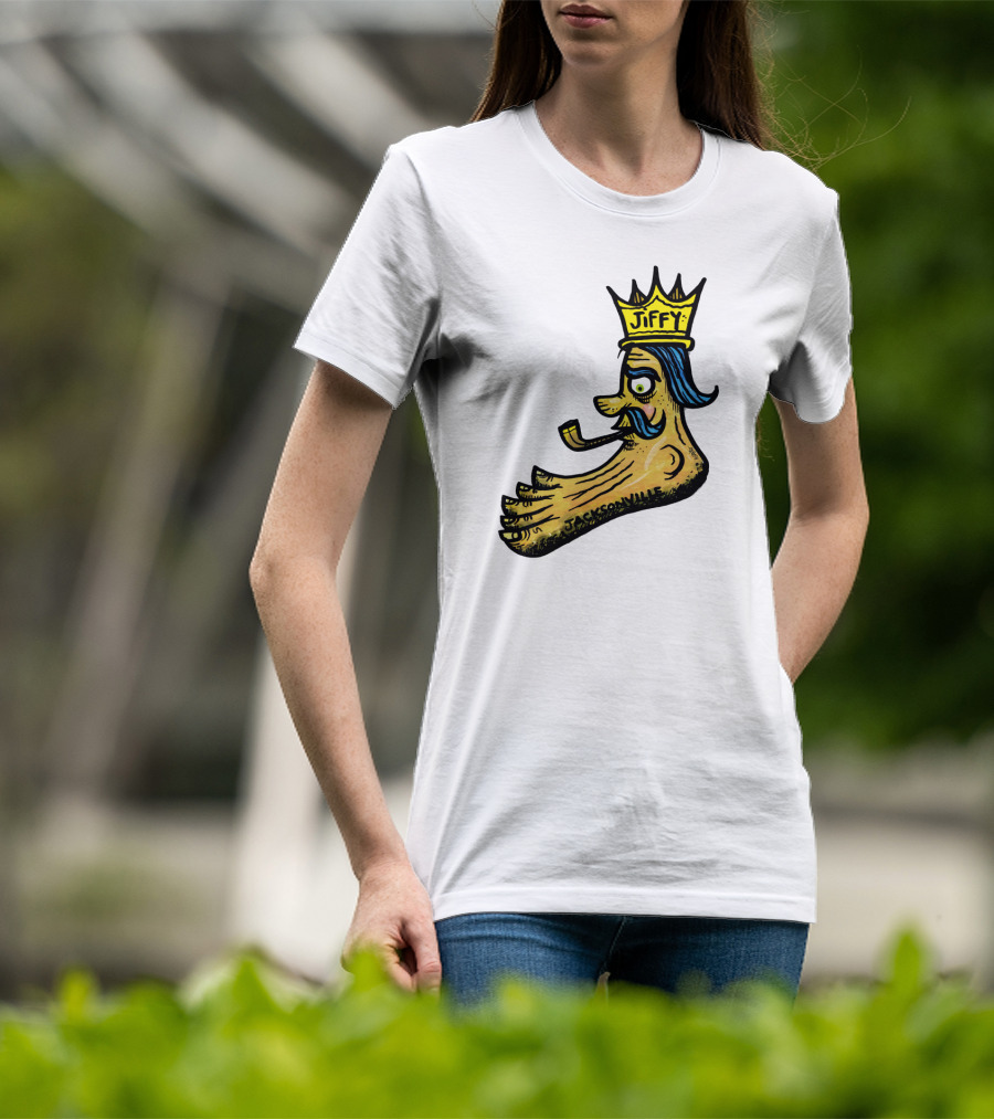 Jiffy J. Jacksonville Crowned Foot With Pipe T-Shirt