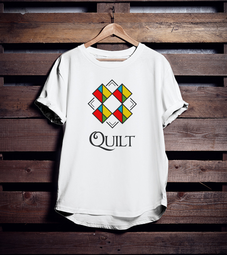 Quilt Colorful Geometric T-Shirt