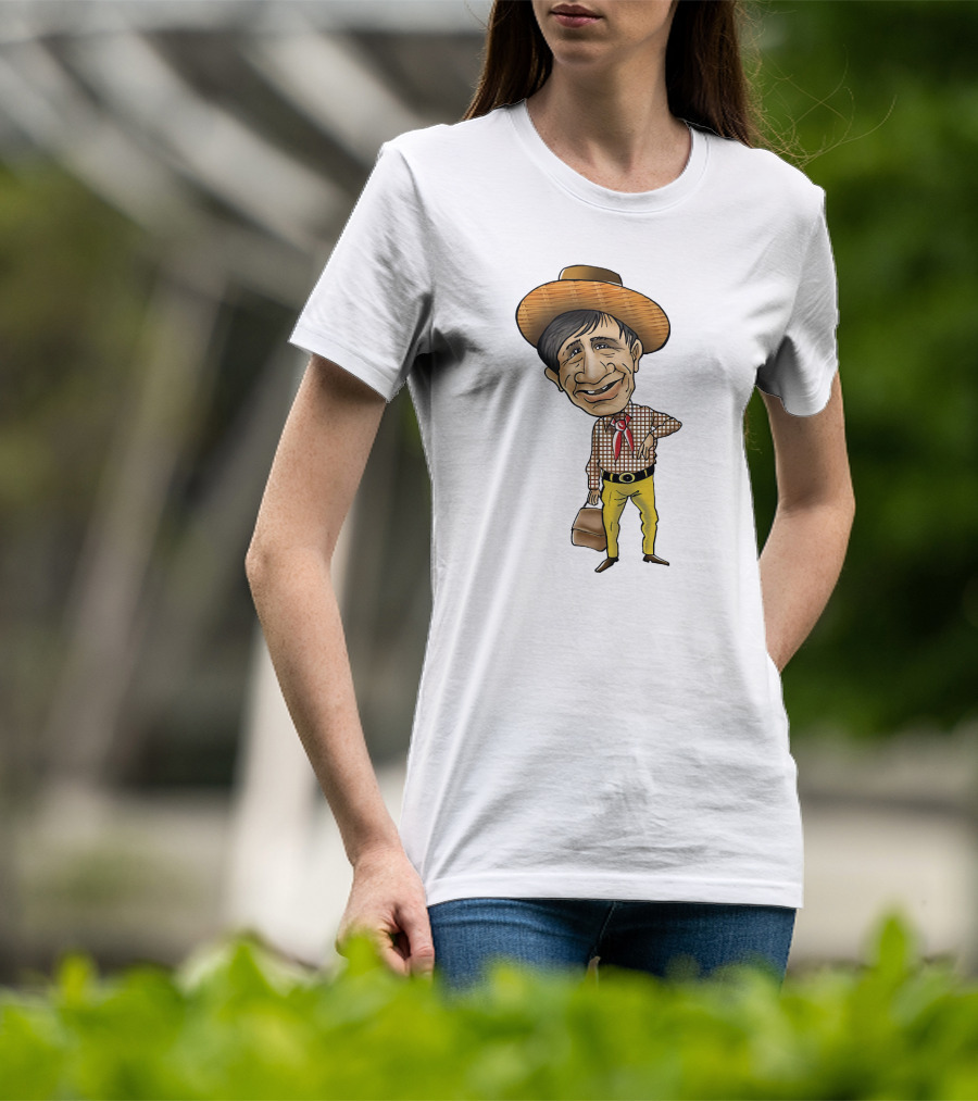 Dev Anand Caricature Cowboy T-Shirt