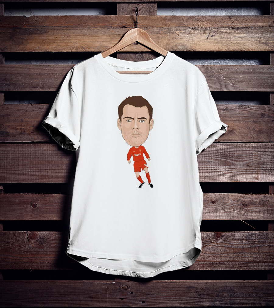 Jamie Carragher Liverpool Football Icon Caricature T-Shirt