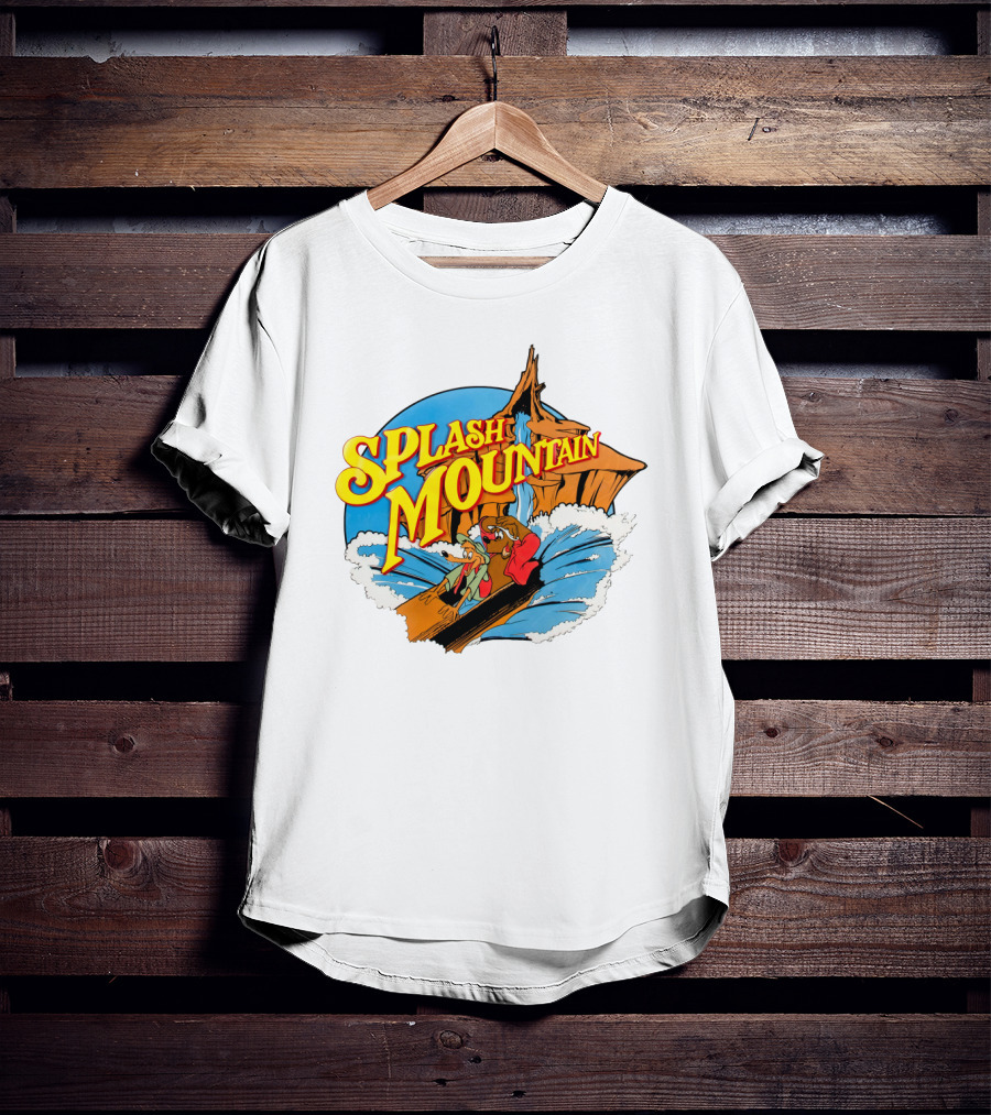 Splash Mountain Ride Log Flume Adventure Disney Characters T-Shirt