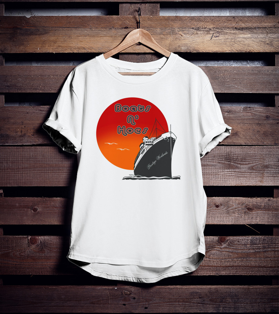 Boats N' Hoes Prestige Worldwide Step Brothers Sun Cruise T-Shirt
